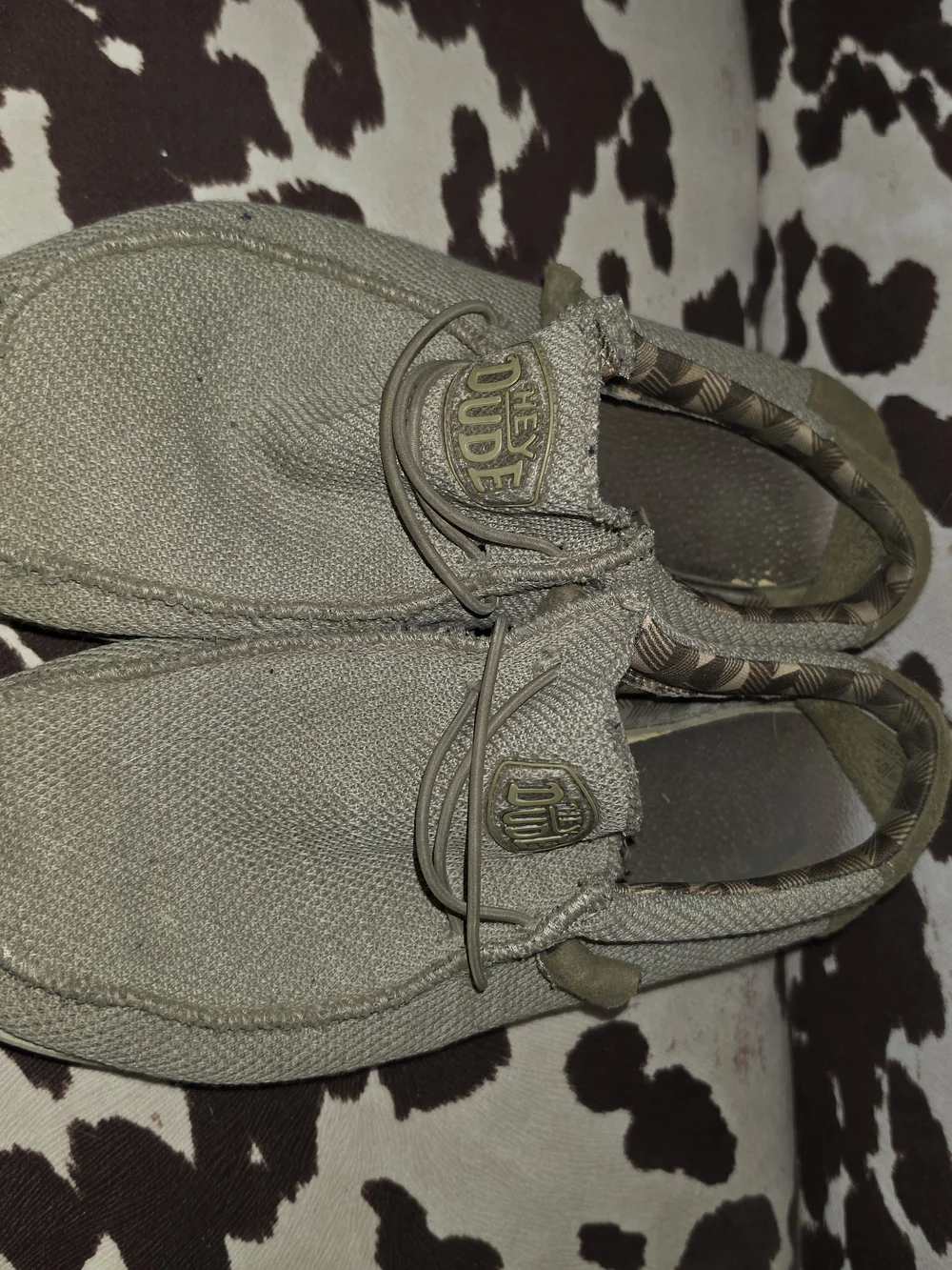 Hey Dude Men's Slip-On Casual Shoes in Olive Green
